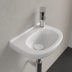 Bild von VILLEROY BOCH O.novo Handwaschbecken Compact, 360 x 270 x 160 mm, Weiß Alpin CeramicPlus, ohne Überlauf 536037R1