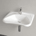 Bild von VILLEROY BOCH ViCare Waschbecken ViCare, 600 x 490 x 170 mm, Weiß Alpin CeramicPlus, ohne Überlauf 711961R1
