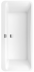 Bild von VILLEROY BOCH Squaro Edge 12 ovale Badewanne, 1800 x 800 mm, Weiß Alpin UBQ180SQE7DV-01