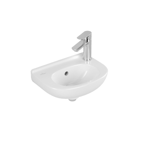 Bild von VILLEROY BOCH O.novo Handwaschbecken Compact, 360 x 270 x 160 mm, Weiß Alpin, mit Überlauf 53603901