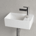 Bild von VILLEROY BOCH Memento 2.0 Handwaschbecken, 400 x 260 x 111 mm, Weiß Alpin, ohne Überlauf 43234001