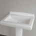 Bild von VILLEROY BOCH Hommage Waschbecken, 750 x 580 x 200 mm, Weiß Alpin CeramicPlus, mit Überlauf 7101A1R1