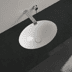 Bild von VILLEROY BOCH Loop & Friends Unterbauwaschbecken, 485 x 325 x 215 mm, Weiß Alpin CeramicPlus, mit Überlauf 616120R1