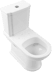 Bild von VILLEROY BOCH Hommage Tiefspül-WC für Kombination, bodenstehend, Weiß Alpin CeramicPlus 666210R1