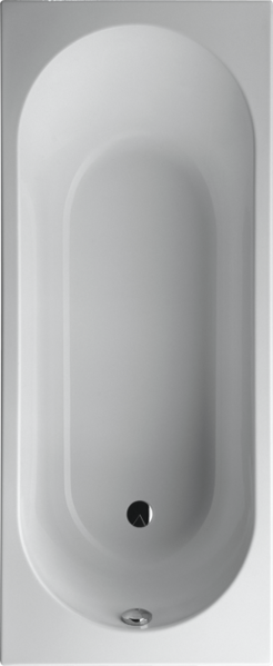 Bild von VILLEROY BOCH O.novo rechteckige Badewanne, 1700 x 750 mm, Weiß Alpin #UBA170CAS2V-01