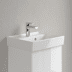 Bild von VILLEROY BOCH Collaro Handwaschbecken, 450 x 370 x 150 mm, Weiß Alpin CeramicPlus, mit Überlauf 433445R1