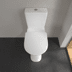 Bild von VILLEROY BOCH ViCare Tiefspül-WC ViCare spülrandlos für Kombination, bodenstehend, Weiß Alpin CeramicPlus 4620R0R1