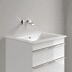 Bild von VILLEROY BOCH Venticello Waschbecken, 600 x 505 x 165 mm, Weiß Alpin CeramicPlus, mit Überlauf 412462R1