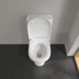 Bild von VILLEROY BOCH O.novo Tiefspül-WC Compact spülrandlos für Kombination, bodenstehend, Weiß Alpin 5689R001