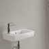 Bild von VILLEROY BOCH O.novo Handwaschbecken Compact, 500 x 250 x 145 mm, Weiß Alpin, mit Überlauf 4342L501