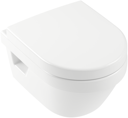 Picture of VILLEROY BOCH Architectura Combi-Pack, wall-mounted, White Alpin CeramicPlus #4687HRR1
