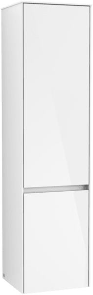 Bild von VILLEROY BOCH Collaro Hochschrank, 2 Türen, 404 x 1538 x 349 mm, Glossy White / Glossy White C03300DH