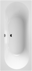 Bild von VILLEROY BOCH Oberon 2.0 rechteckige Badewanne, 1800 x 800 mm, Weiß Alpin UBQ180OBR2DV01