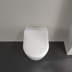 Bild von VILLEROY BOCH Avento WC-Sitz SlimSeat, mit Absenkautomatik (SoftClosing), mit abnehmbaren Sitz (QuickRelease), Weiß Alpin 9M87S101