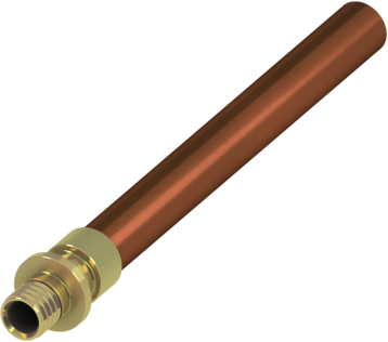 TECE TECEflex Systemübergang Kupferrohr Dimension 16 auf 15 mm CU-Rohr #713816