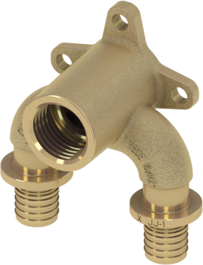 TECE TECEflex U-Doppelwandscheibe druckverlustoptimiert Dimension 20 x Rp 1/2" x 20, Siliziumbronze #708626