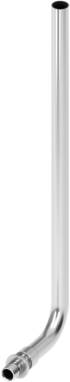 TECE TECEflex HK-Montagewinkel 15 mm Dimension 16, Länge 300 mm, CU vernickelt #714016