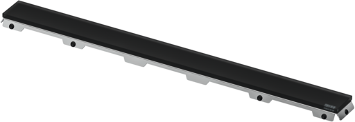 TECE TECEdrainline Glasabdeckung für Duschrinne, satiniert, Glas schwarz satiniert, 700 mm #600794