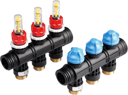 TECE TECEfloor KST-HKV 2 Anschlussmodul mit DFA, kuppelbar, O-Ring dichtend #77390020