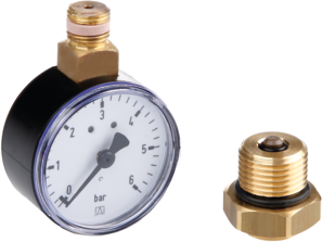 TECE TECEfloor IK-HKV Manometer mit Montageventil #77390130