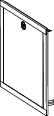 TECE TECEfloor Front besch. fürUP Schrank 1050 #77990030
