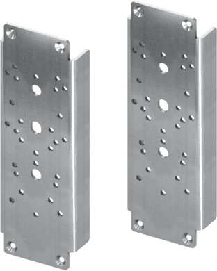 Picture of TECE TECEprofil steel plate set to hold the safety support arms A 9042010