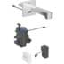 Bild von 116.271.21.1 Geberit Brenta washbasin tap, wall-mounted, mains operation, for concealed function box