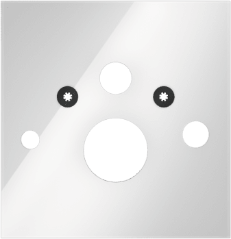 Зображення з  TECE TECElux, лицьова панель для унітазу-біде Toto + Geberit, біле скло #9650101