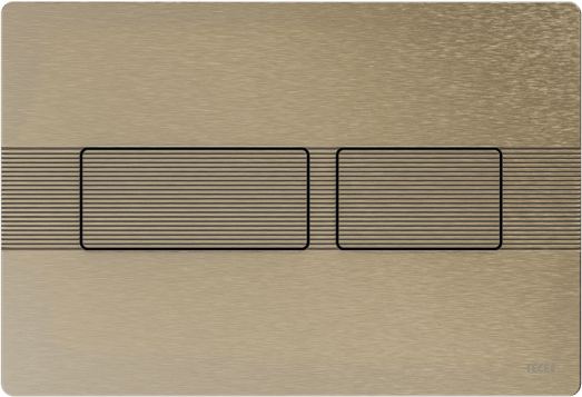 TECE TECEsolid WC-Betätigungsplatte, Nickel gebüstet mit Linienstrukur #9240437