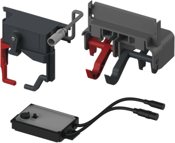 TECE TECEplanus WC-Fernauslösung Funk für Stützklappgriffe, 12 V-Netz #9240355
