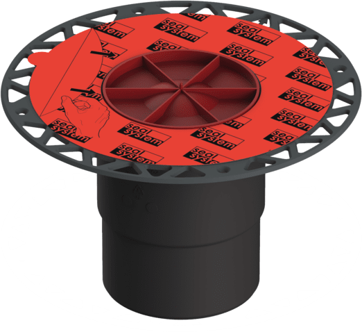 TECE TECEdrainpoint S drain DN 100 vertical with Seal System universal flange #3607600 resmi
