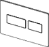 Bild von TECE TECEsolid WC-Betätigungsplatte Schwarz matt für Zweimengentechnik #9240416
