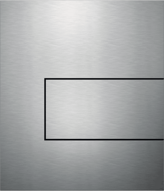 Obrázek TECE TECEsquare urinal flush plate incl. cartridge metal, brushed stainless steel (with anti-fingerprint) #9242810