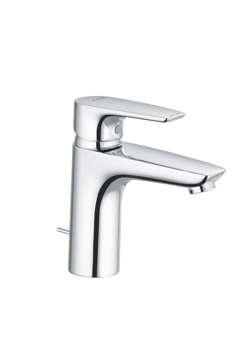 KLUDI Pure&Solid Waschtisch-Einhandmischer 100 DN 15 #342900575WR5 - chrom