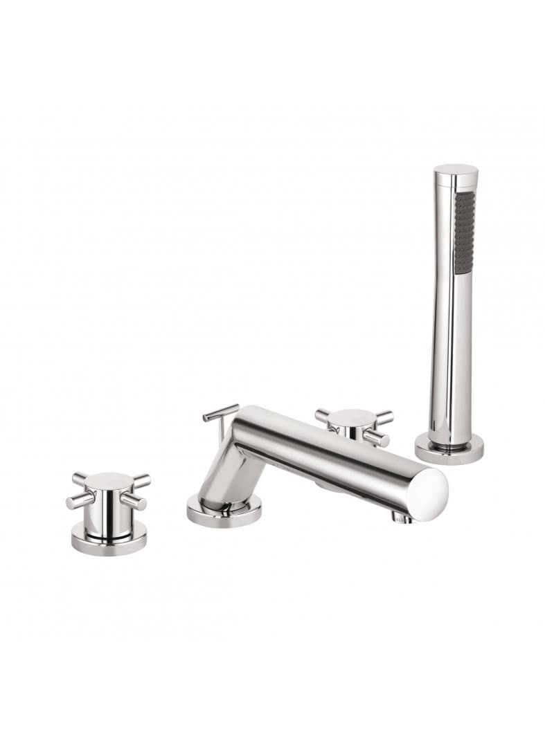 KLUDI BOZZ Wannenfüll- und Brausearmatur DN 15 chrom 384240520