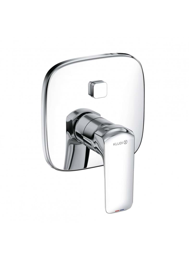 KLUDI Unterputz-Wannenfüll- und Brause-Einhandmischer PUSH & SWITCH #416590575 - Chrom