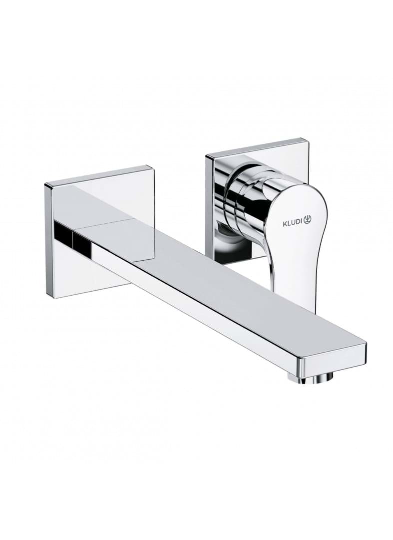 KLUDI Unterputz-Waschtisch-Zweiloch-Wand-Einhandmischer #482450565 - Chrom