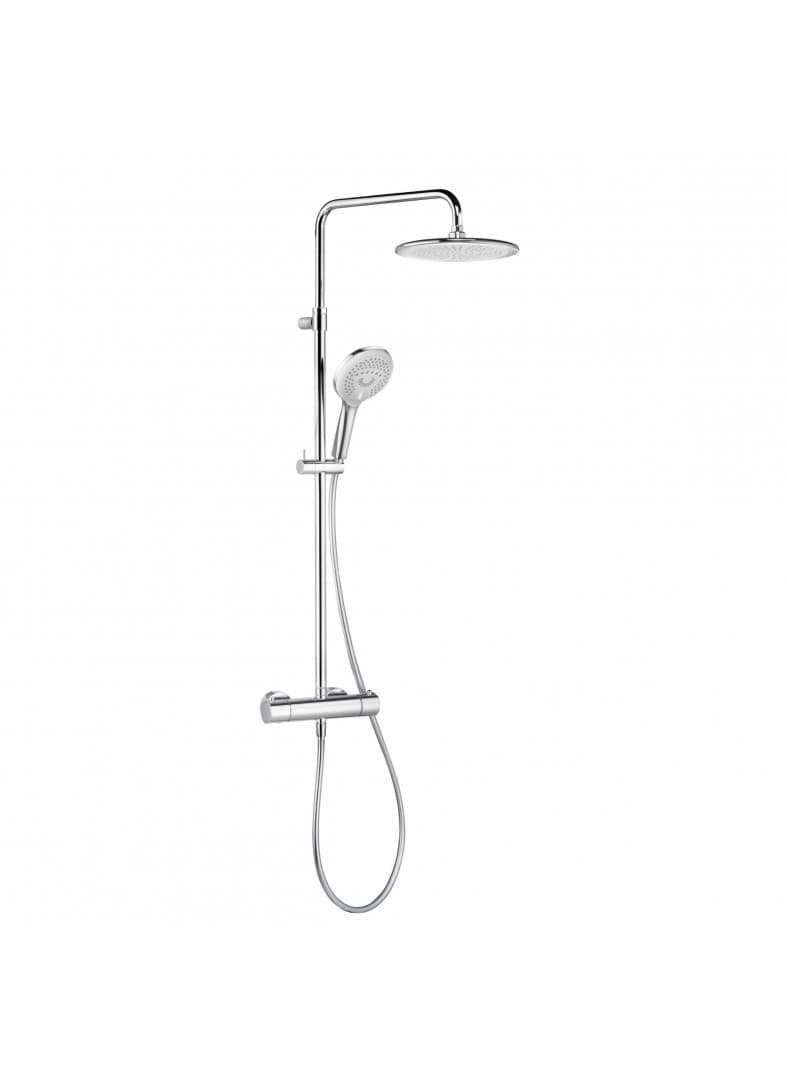 KLUDI FRESHLINE Thermostat Dual Shower System DN 15 #6709205-00WR9 - chrom
