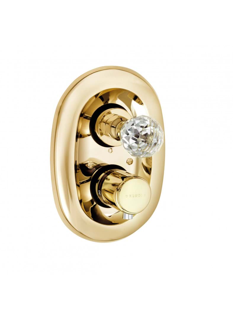 KLUDI 1926 Unterputz-Thermostatarmatur #5172045G4 - vergoldet 23 kt