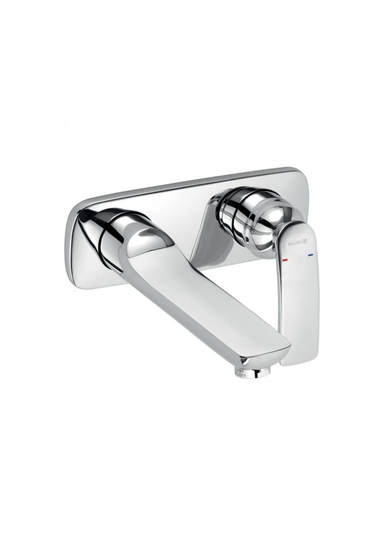 KLUDI Unterputz-Waschtisch-Zweiloch-Wand-Einhandmischer #522460575 - Chrom