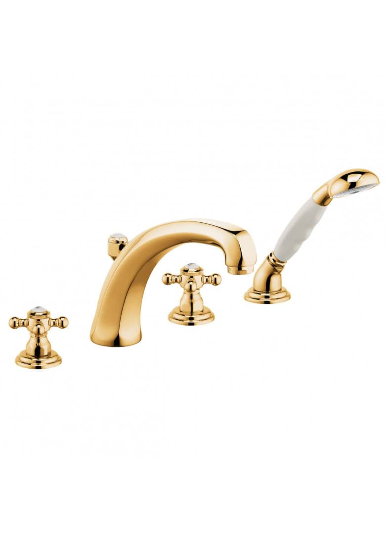 Picture of KLUDI 1926 bath-and shower mixer DN 15 #515244520 - gold plated 23 carat