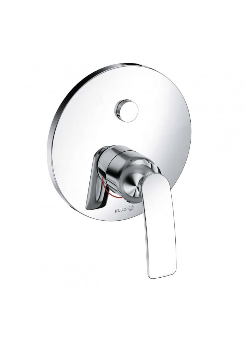 KLUDI Unterputz-Wannenfüll- und Brause-Einhandmischer PUSH & SWITCH #526590575 - Chrom