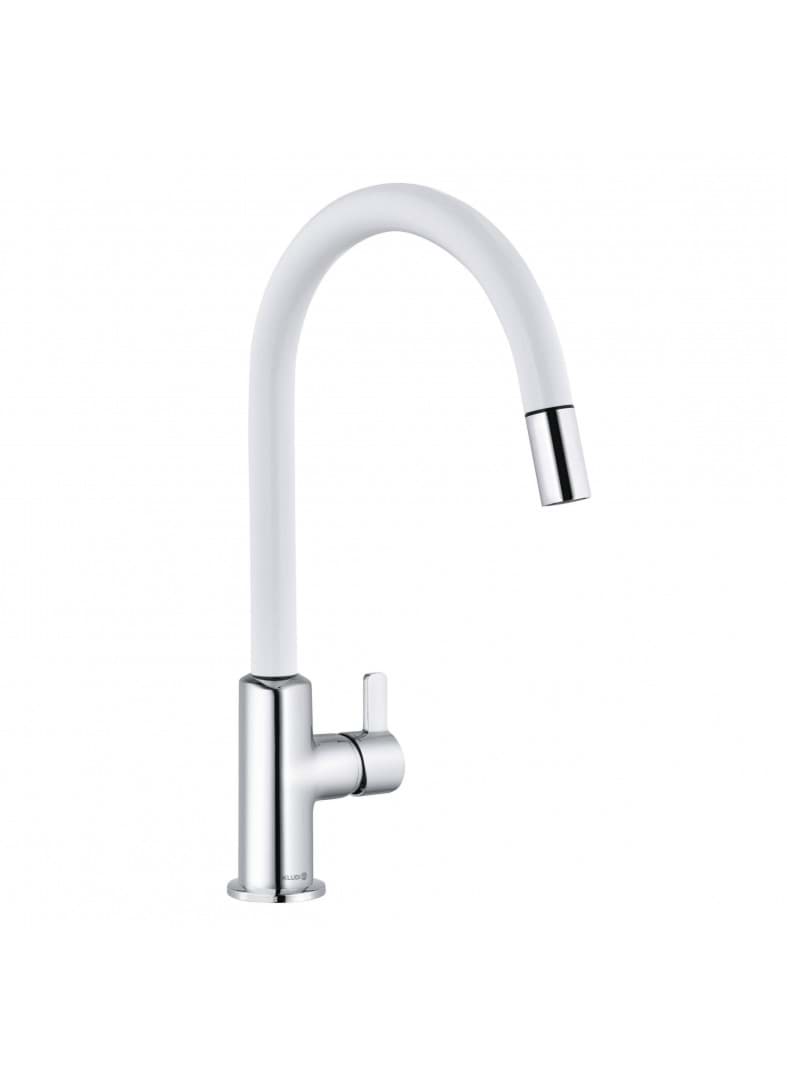 Picture of KLUDI BINGO STAR XS single lever sink mixer DN 15 #468519378 - matt white/chrome