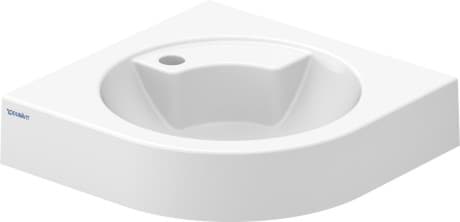 Зображення з  DURAVIT Washbasin corner model #044845 Design by Prof. Frank Huster 04484500001
