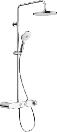 Obrázek DURAVIT sprchový systém nástěnný #TH4380008 - chrom/bílá