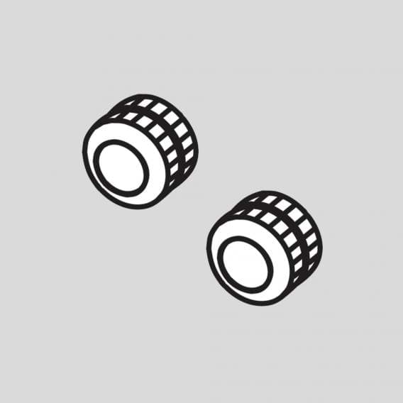 Picture of TECE knurled nut (2 x) for concealed #9820357