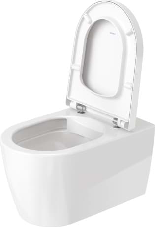Picture of DURAVIT Wall-mounted toilet 252909 Design by Philippe Starck #2529099000 - © Color 90, Interior colour White High Gloss, Exterior colour White Satin Matt, HygieneGlaze, Flush water quantity: 4,5 l 360 x 570 mm