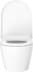 Bild von DURAVIT Wand-WC Duravit Rimless® #252909 Design by Philippe Starck © Farbe 00, Innenfarbe Weiß, Außenfarbe Weiß, 4,5 L 2529092600