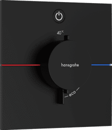 Bild von HANSGROHE ShowerSelect Comfort E Thermostat Unterputz für 1 Verbraucher Mattschwarz 15571670