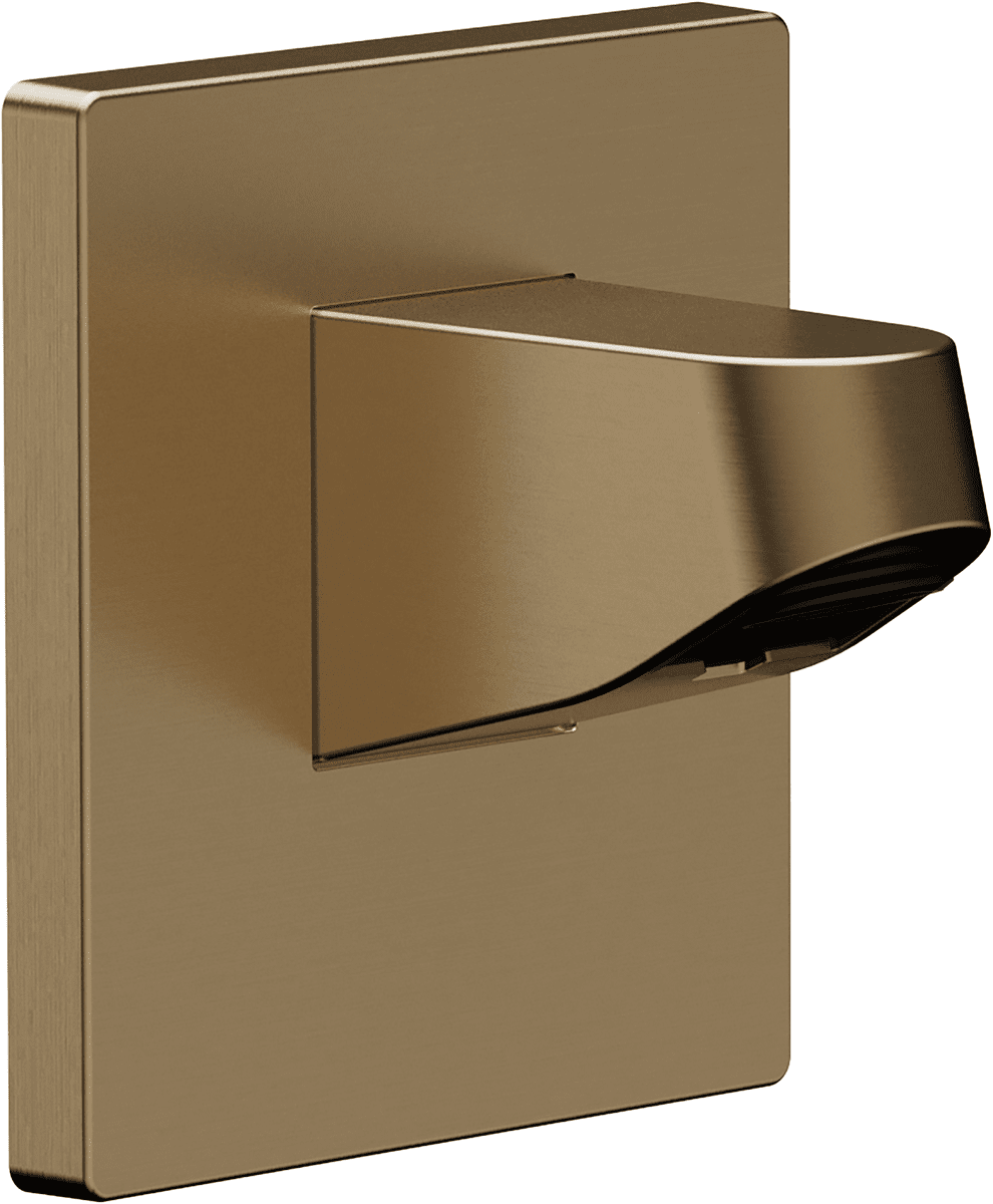 Зображення з  HANSGROHE Pulsify Wall connector for overhead shower 105 Brushed Bronze 24139140